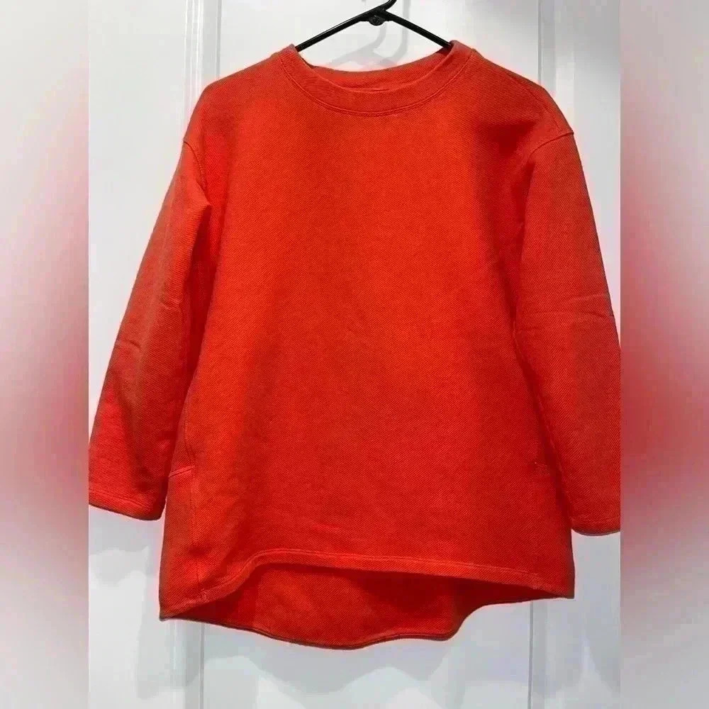 Eileen Fisher Women's Hi Low Shirttail Hem Sweater